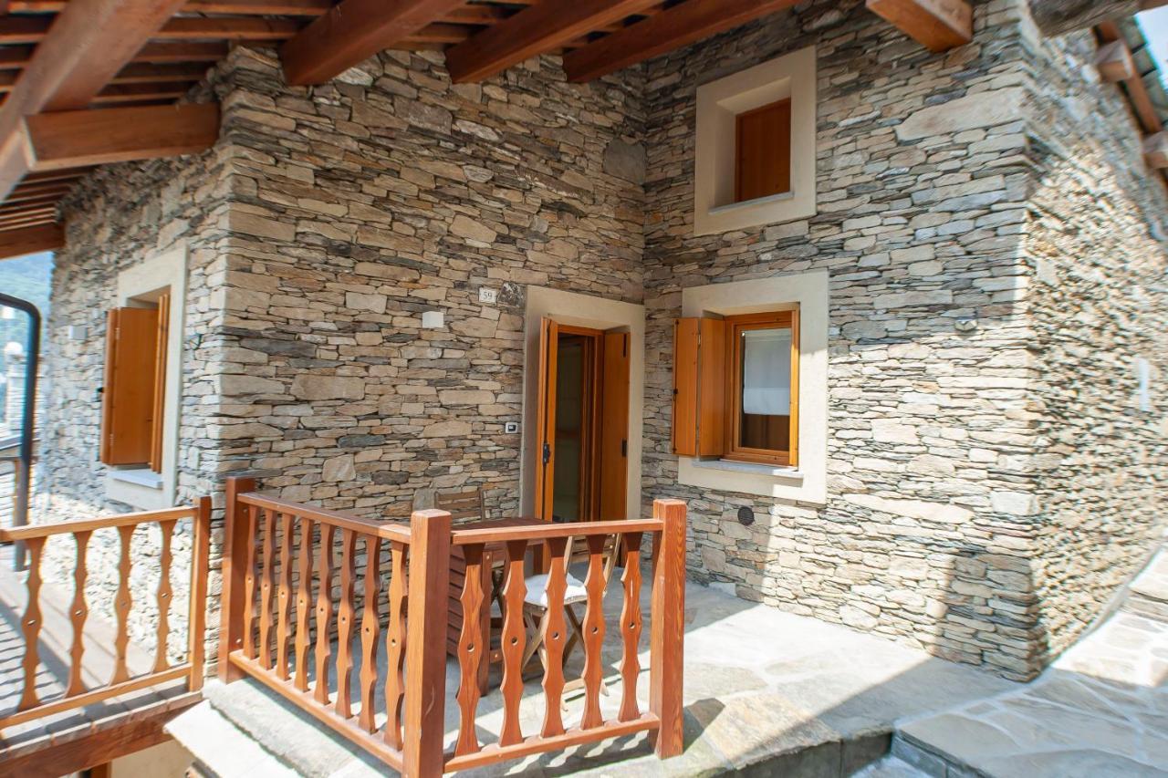 Allo Villo Lovely Apartment Ostana Exterior foto
